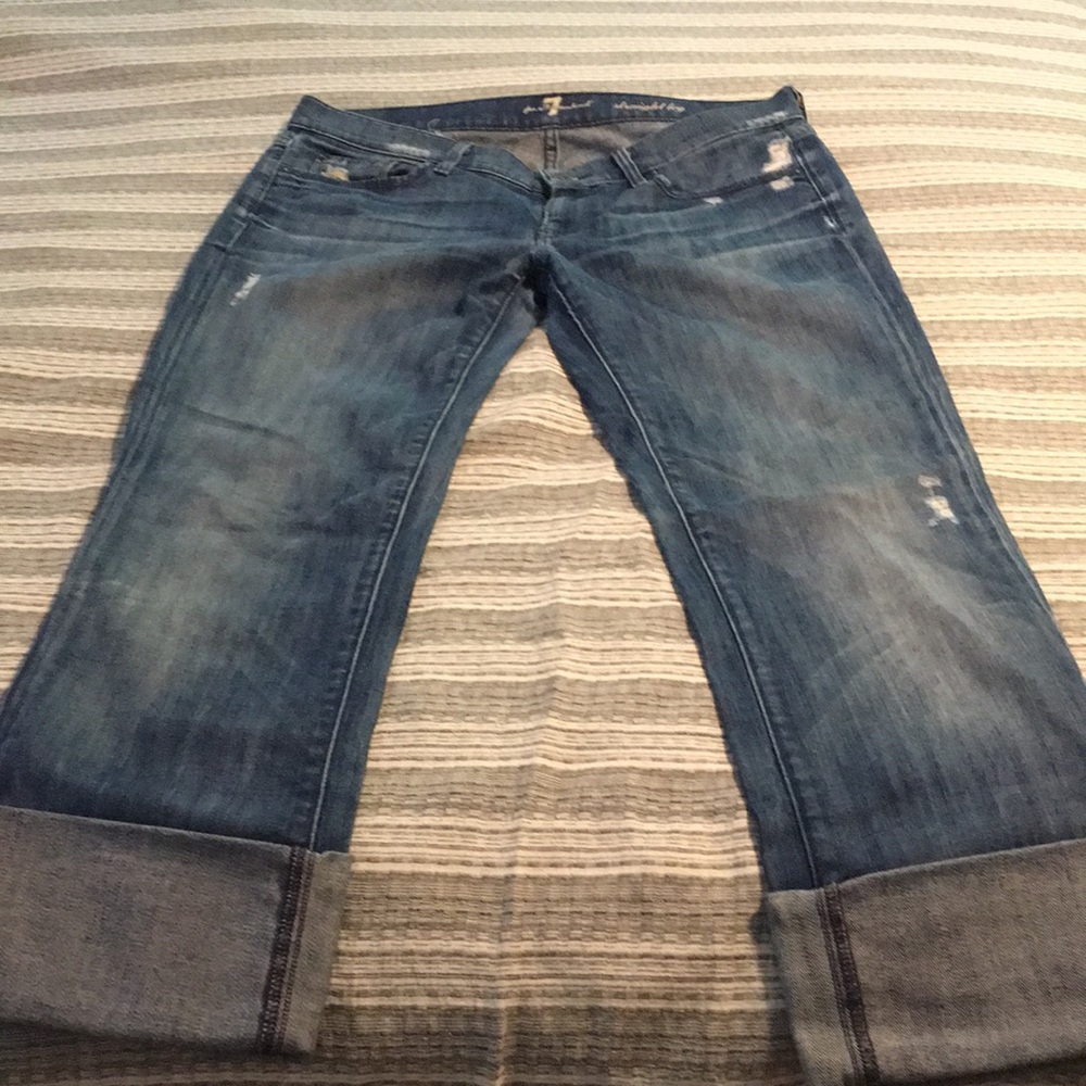 Straight leg jeans